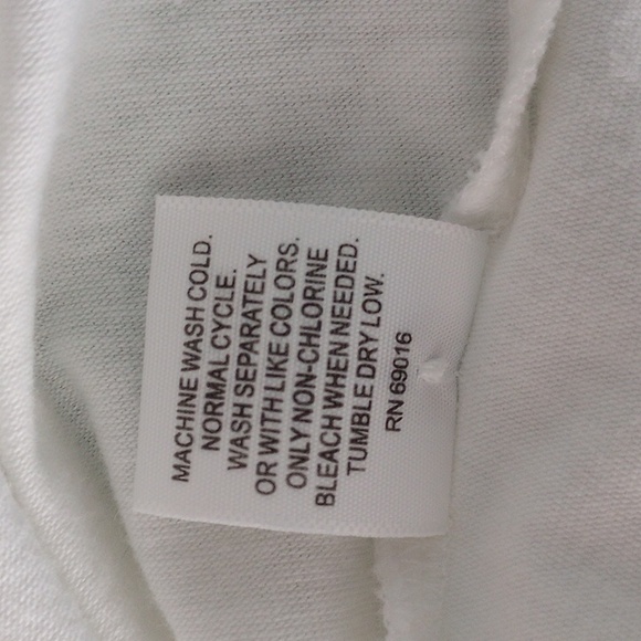 Relativity White Cotton V neck Henley Women's M (3/4 length sleeves) - Picture 8 of 8